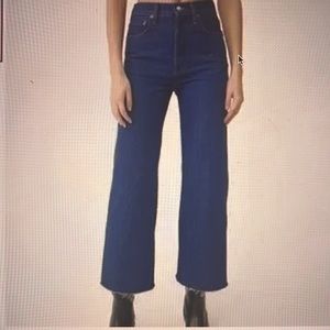 Redone cropped jeans